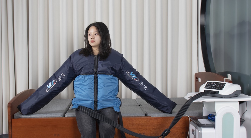 Air compression massage jacket